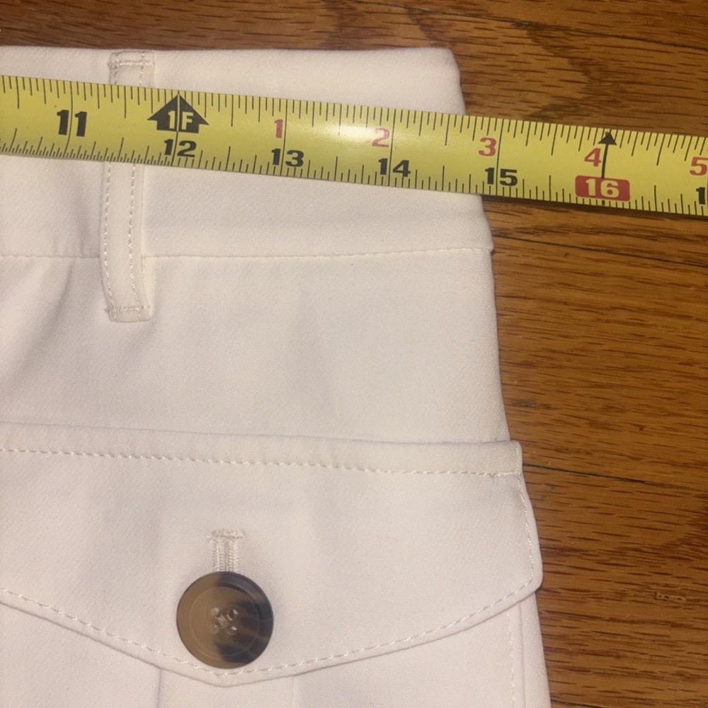 White House black market Size 6 white midi skirt Off White - Picture 3 of 8